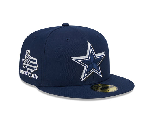 Dallas Cowboys New Era Official 2024 NFL Draft On Stage 59FIFTY Fitted Hat - Navy