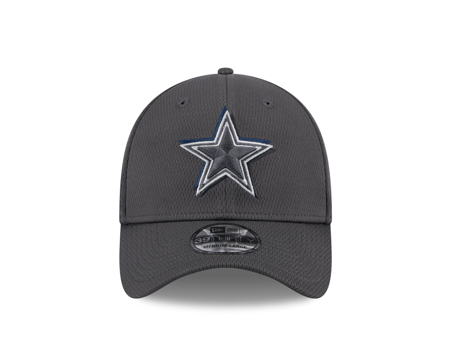 Dallas Cowboys New Era 2024 NFL Draft 39THIRTY Flex Hat - Graphite