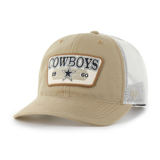 Dallas Cowboys '47 Brand Ridgewood Khaki Trucker