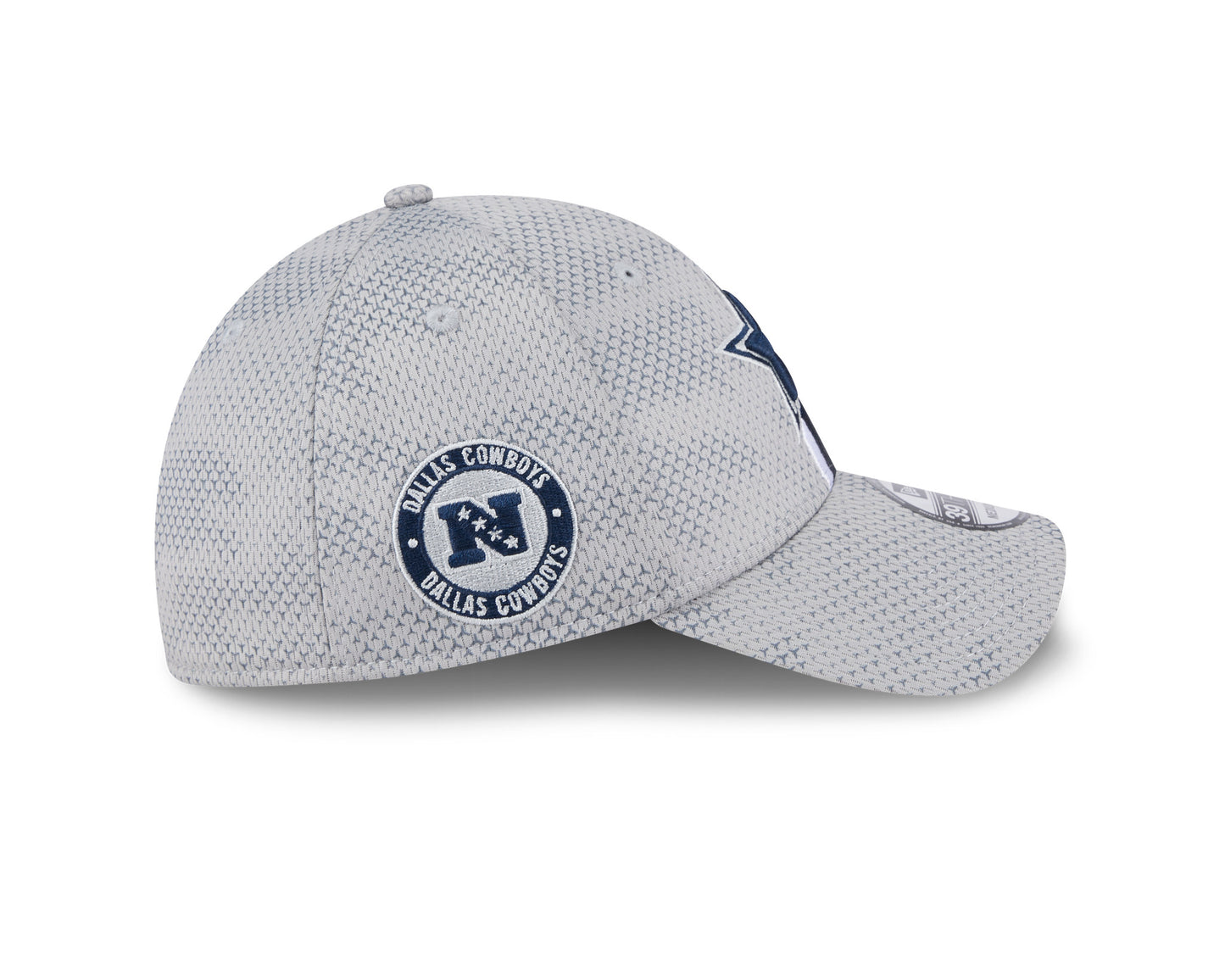 Dallas Cowboys New Era 2024 Sideline 39THIRTY Flex Hat - Gray