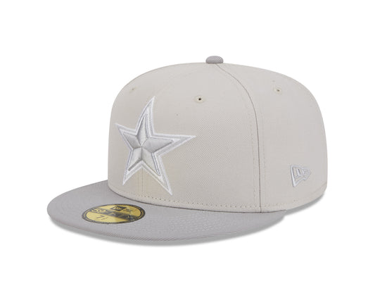 Dallas Cowboys New Era Beige/Light Slate Color Pack 59FIFTY Fitted Hat