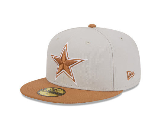 Dallas Cowboys New Era Beige/ Brown Color Pack 59FIFTY Fitted Hat