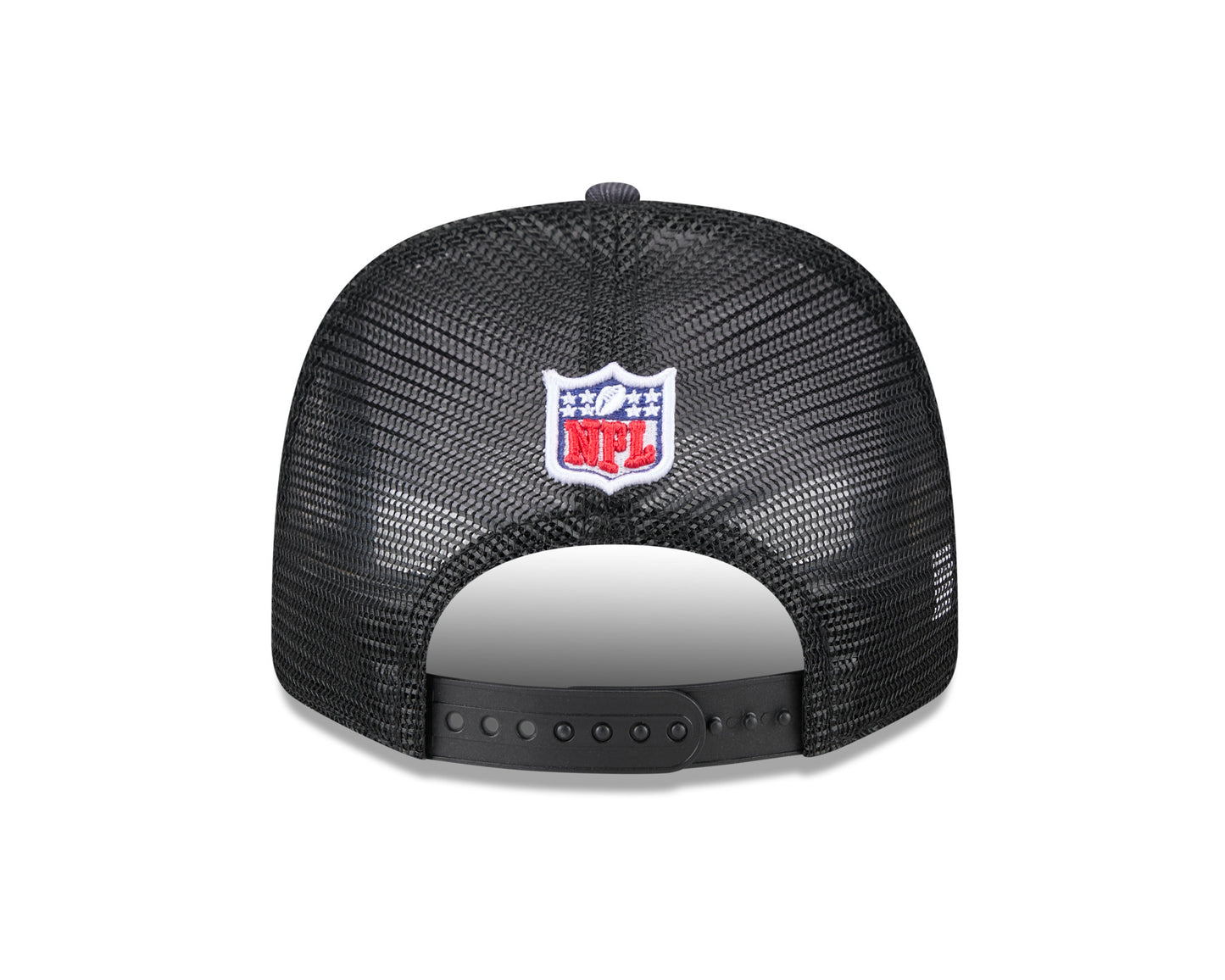 Dallas Cowboys  New Era 2024 NFL Crucial Catch Plaid 9SEVENTY Trucker Snapback Hat - Black