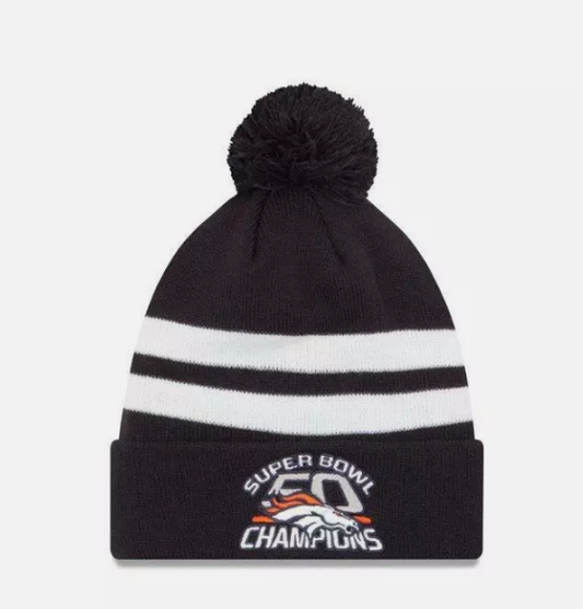 Denver Broncos New Era 50th Super Bowl Champions Knit Hat