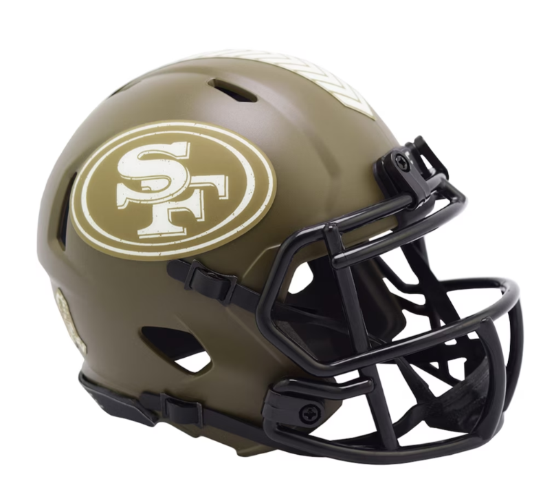 San Francisco 49ers Salute to Service (STS) Mini Replica Helmet