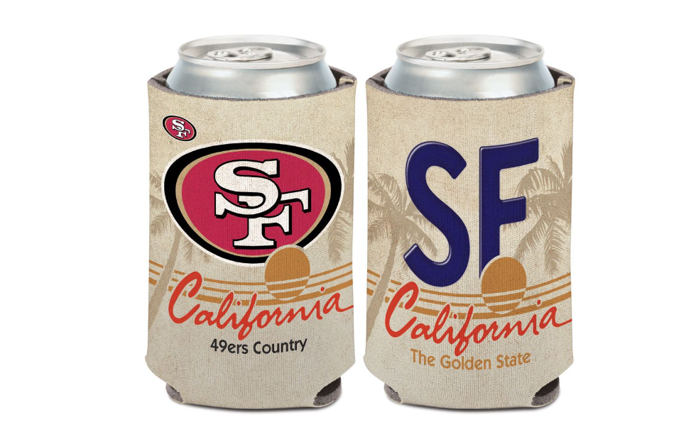 San Francisco 49ers License Plate Can Cooler