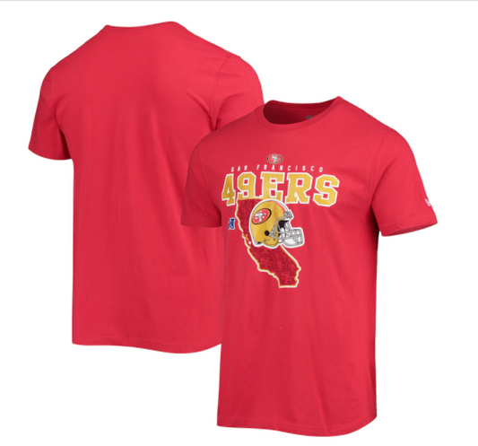 San Francisco 49ers New Era State Pride T-Shirt - Red