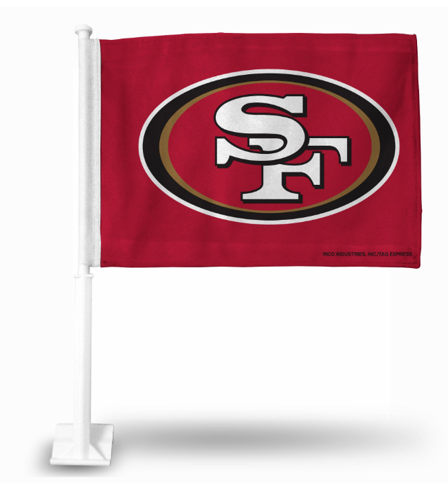 San Francisco 49ers Rico Car Flag