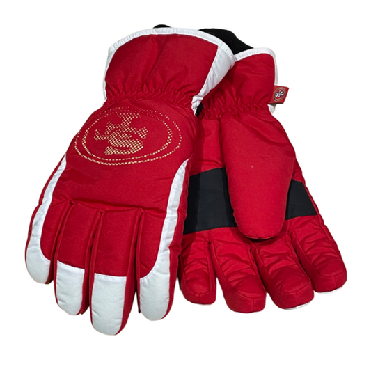 San Francisco 49er Forever Collectibles Glade Logo Insulated Gloves