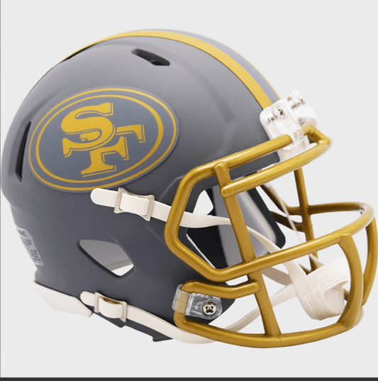San Francisco 49ers Riddell Slate Speed Replica Full Size Helmet