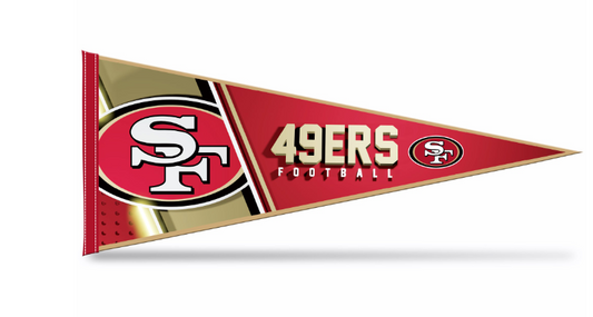 San Francisco 49ers Rico 12x30 Deluxe Pennant