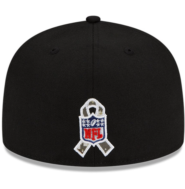 Dallas Cowboys New Era Salute To Service 59FIFTY Fitted Hat - Black / Camo