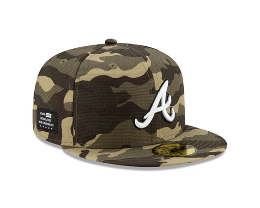 Atlanta Braves New Era Armed Forces 59fifty Fitted Hat