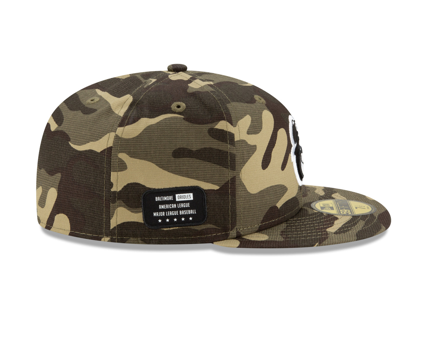 Baltimore Orioles New Era Camo Armed Forces On-Field 59FIFTY Fitted Hat