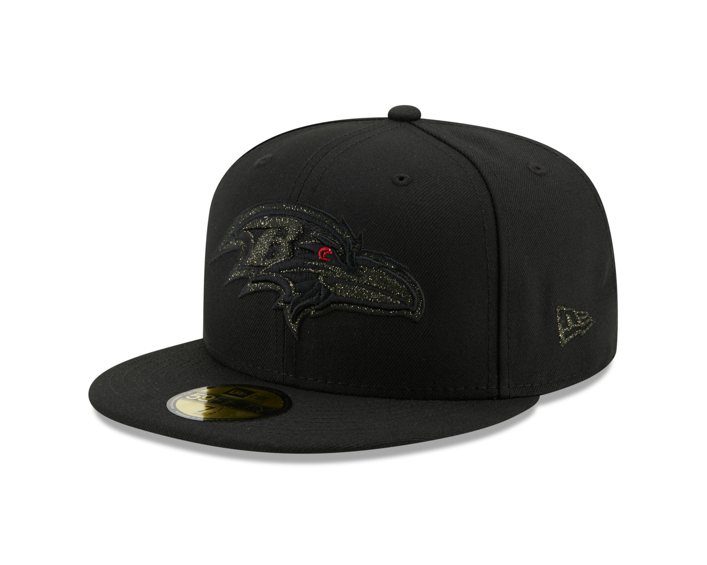 Baltimore Ravens New Era Team Logo Spark 59Fifty Hat - Black