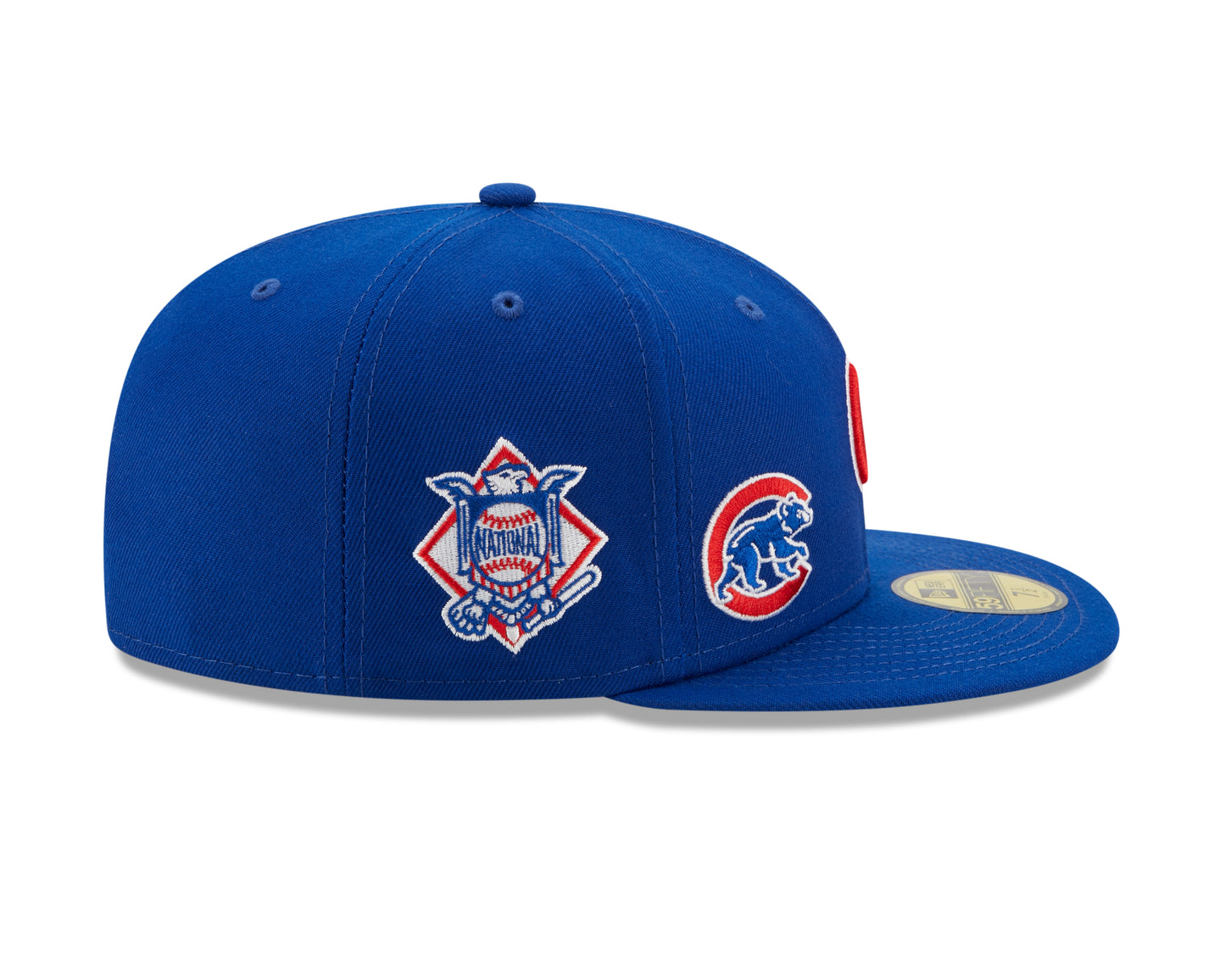 Chicago Cubs New Era Royal Blue Multi Patch 59FIFTY Fitted Hat