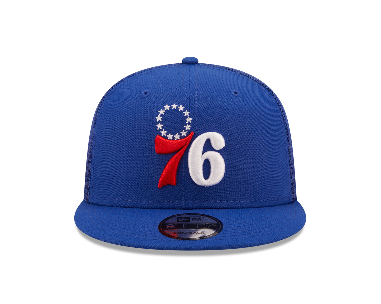 Philadelphia 76ers New Era Royal Blue Classic Trucker Mesh 9Fifty Hat