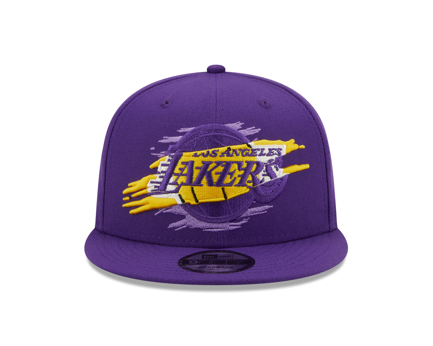 Los Angeles Lakers New Era Logo Tear 9FIFTY Adjustable Snapback Hat
