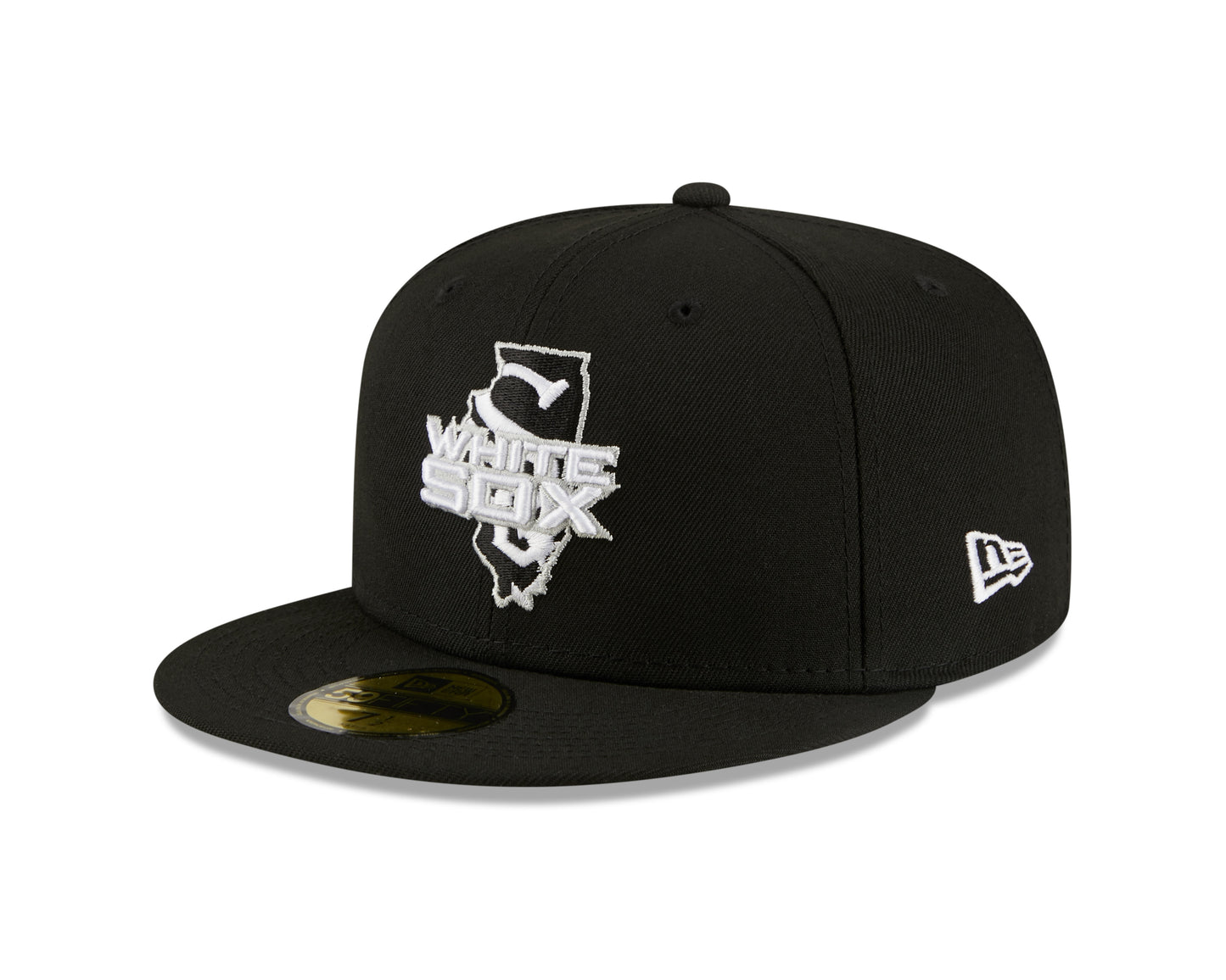 Chicago White Sox New Era Local State C1 59Fifty Hat - Black