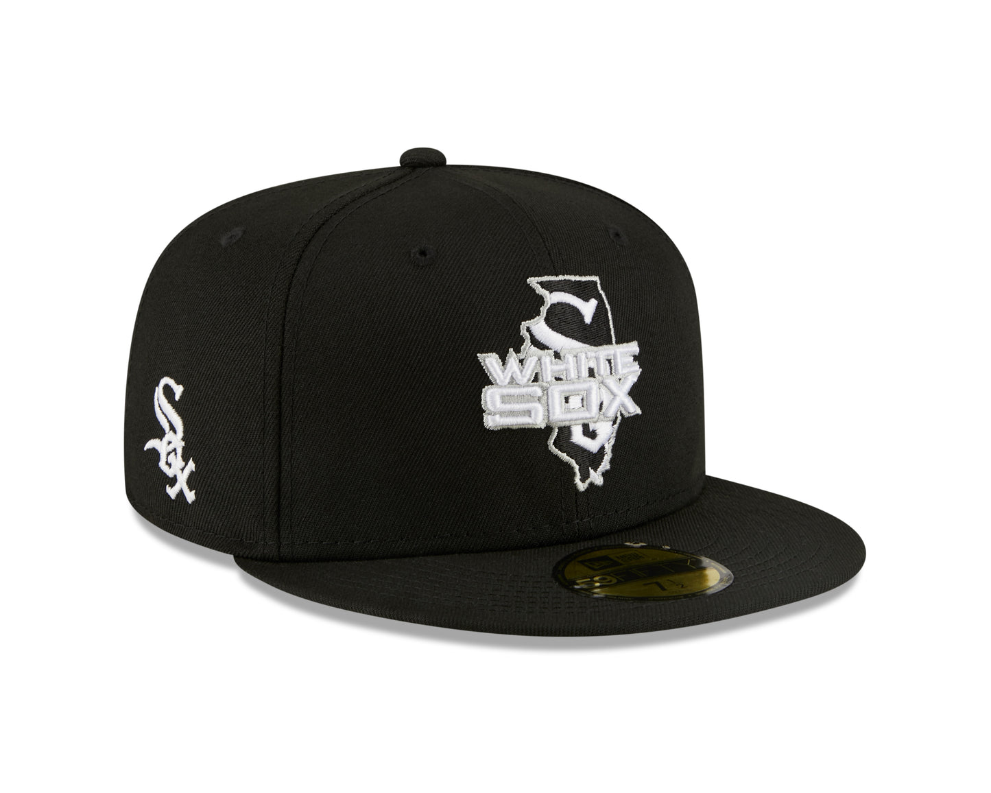 Chicago White Sox New Era Local State C1 59Fifty Hat - Black