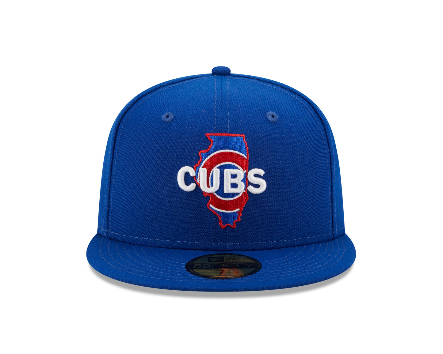 Chicago Cubs New Era Royal Blue Local State Patched 59FIFTY Fitted Hat