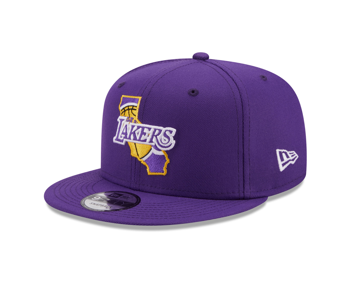 Los Angeles Lakers New Era Local Icon State 9FIFTY Adjustable Snapback Hat