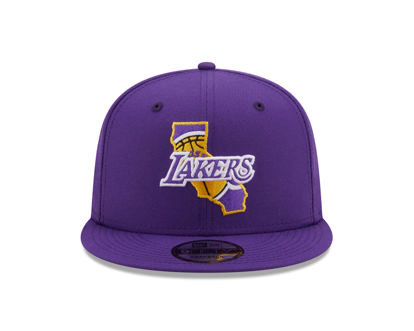 Los Angeles Lakers New Era Local Icon State 9FIFTY Adjustable Snapback Hat