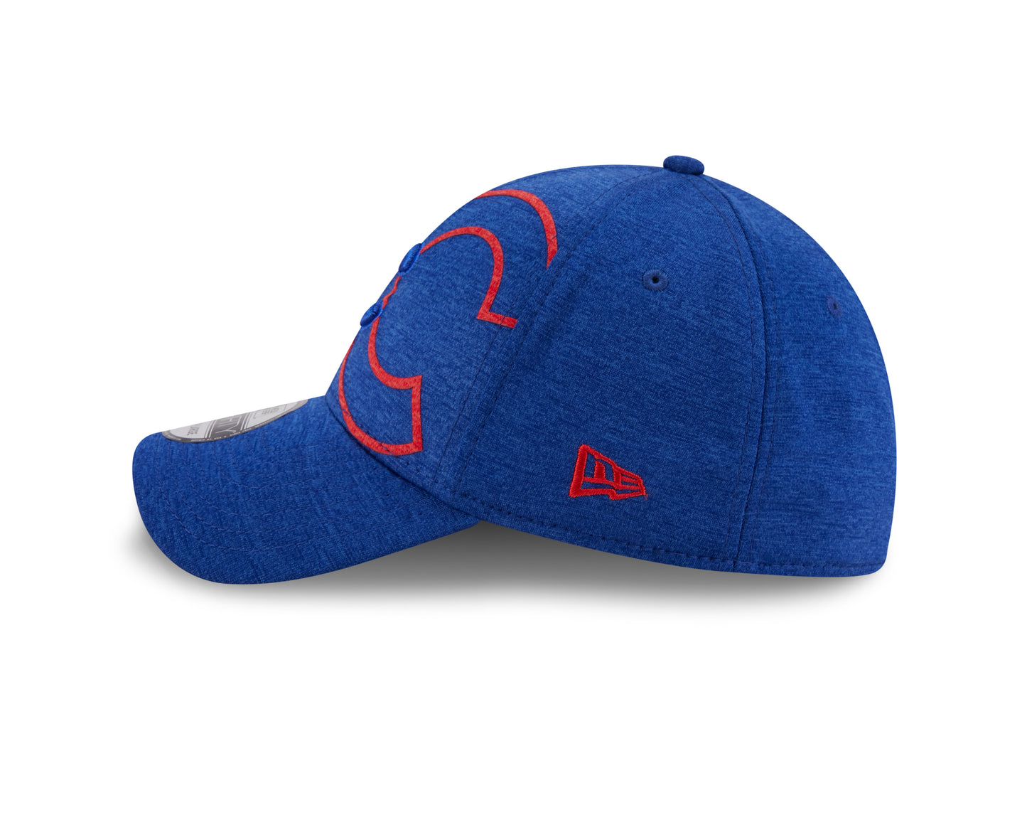 Chicago Cubs New Era Shadow Crop 39THIRTY Flex Hat - Blue