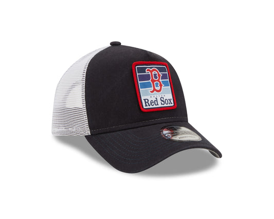 Boston Red Sox New Era Gradiant A-Frame Trucker 9FORTY Snapback Hat