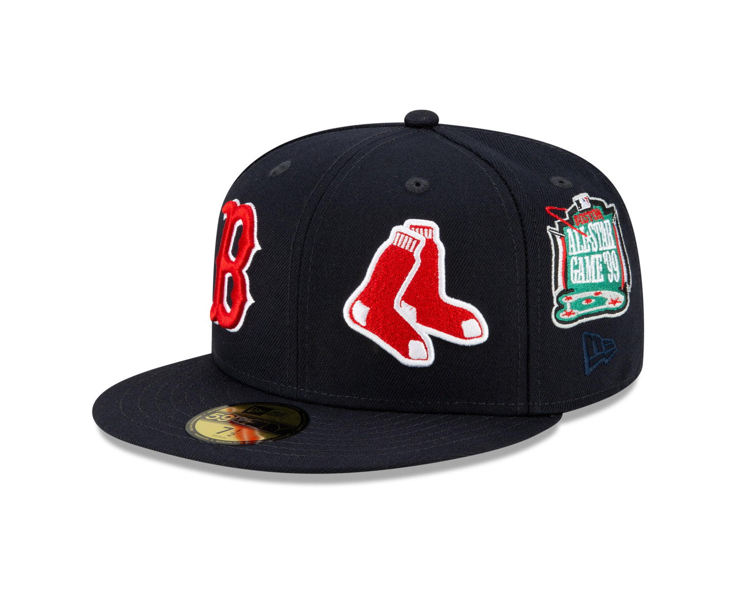 Boston Red Sox New Era Team Patch Pride 59fifty Fitted Hat