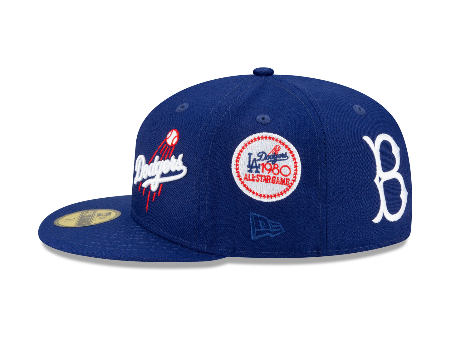 Los Angeles Dodgers New Era Team Patch Pride 59fifty Fitted Hat