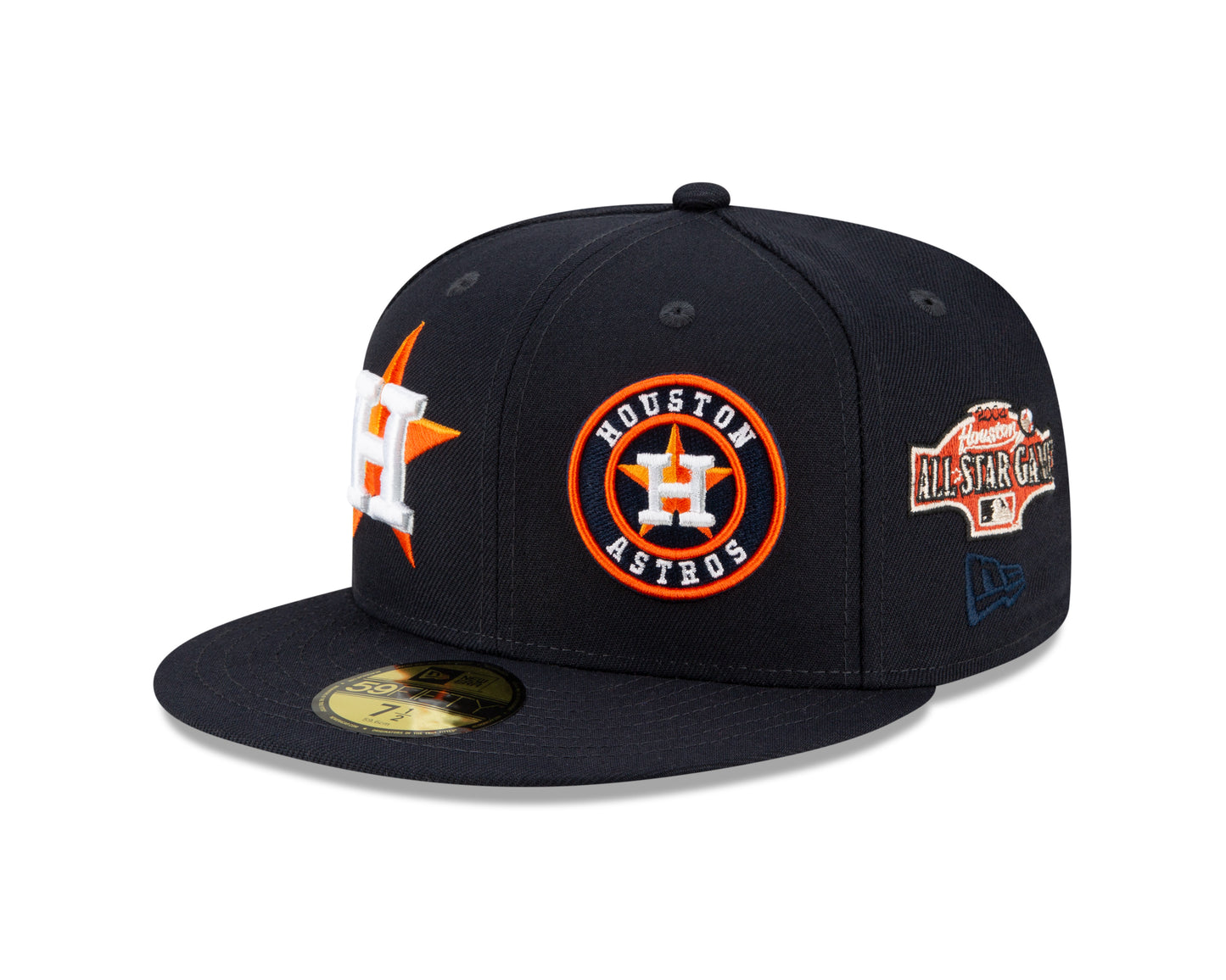 Houston Astros New Era Team Patch Pride 59fifty Fitted Hat