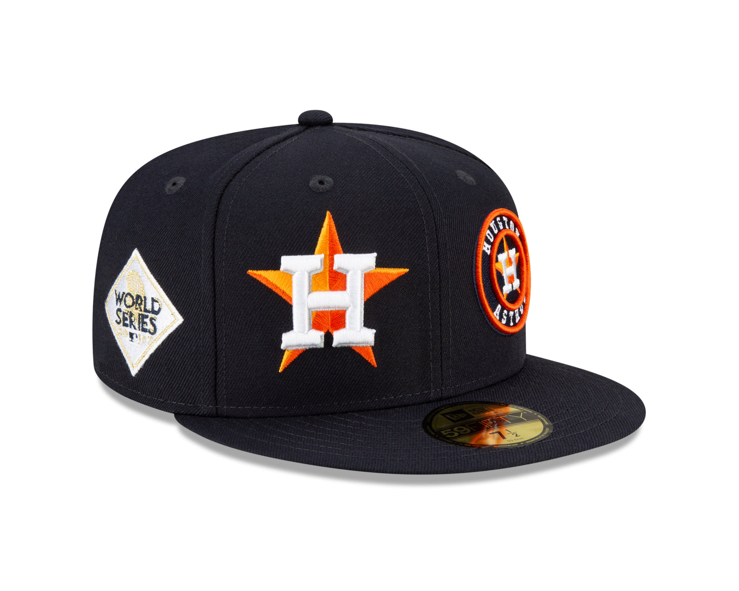 Houston Astros New Era Team Patch Pride 59fifty Fitted Hat