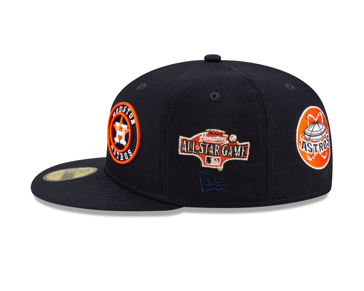 Houston Astros New Era Team Patch Pride 59fifty Fitted Hat