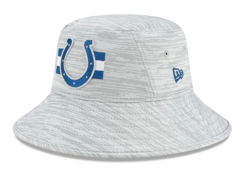 Indianapolis Colts New Era Training Camp Bucket Hat- Gray