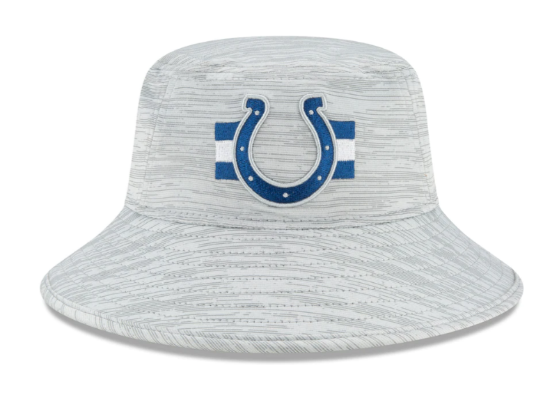 Indianapolis Colts New Era Training Camp Bucket Hat- Gray