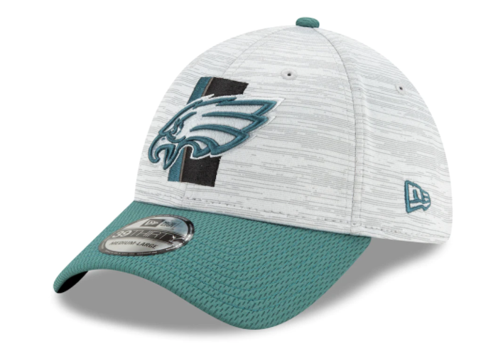 Philadelphia Eagles New Era Training Camp 39THIRTY Flex Hat - Gray