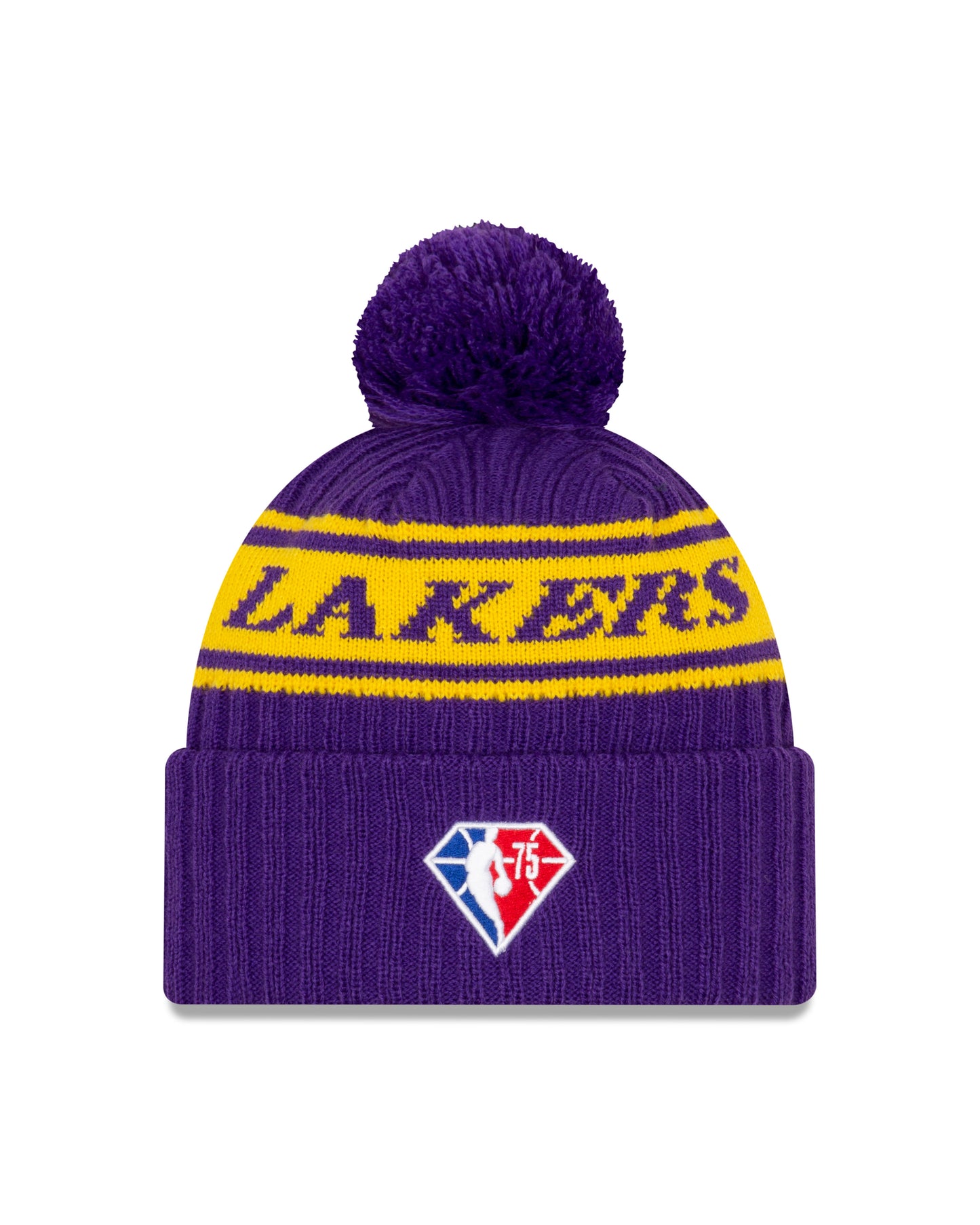 Los Angeles Lakers New Era Draft Knit Hat