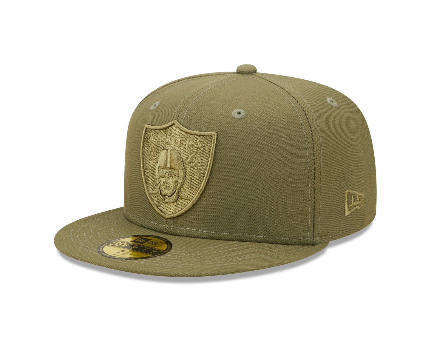 Las Vegas Raiders New Era Color Pack Olive & Olive 59FIFTY Fitted Hat