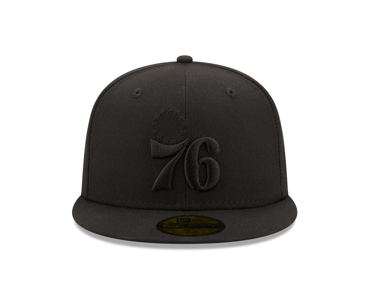 Philadelphia 76ers New Era Color Pack Black & Black 59FIFTY Fitted Hat