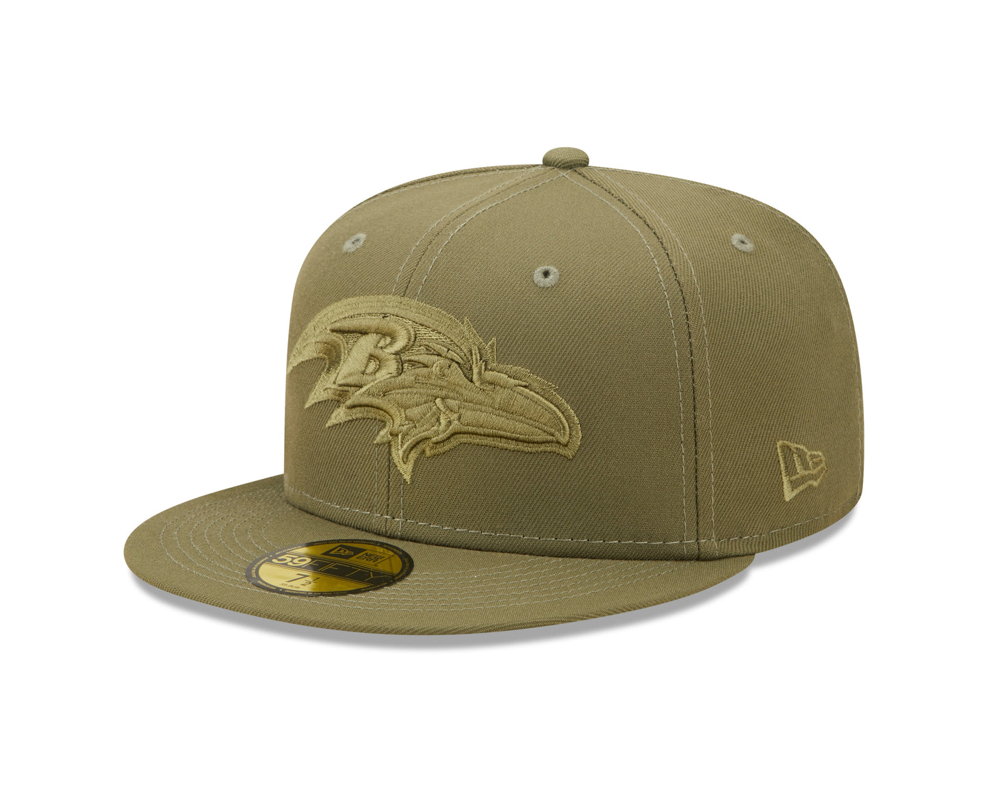 Baltimore Ravens New Era Color Pack Olive & Olive 59FIFTY Fitted Hat