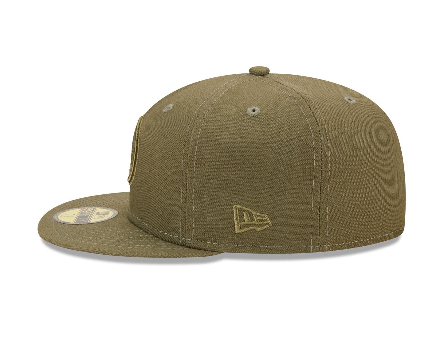 Golden State Warriors New Era Olive Color Pack 59FIFTY Fitted Hat- Green