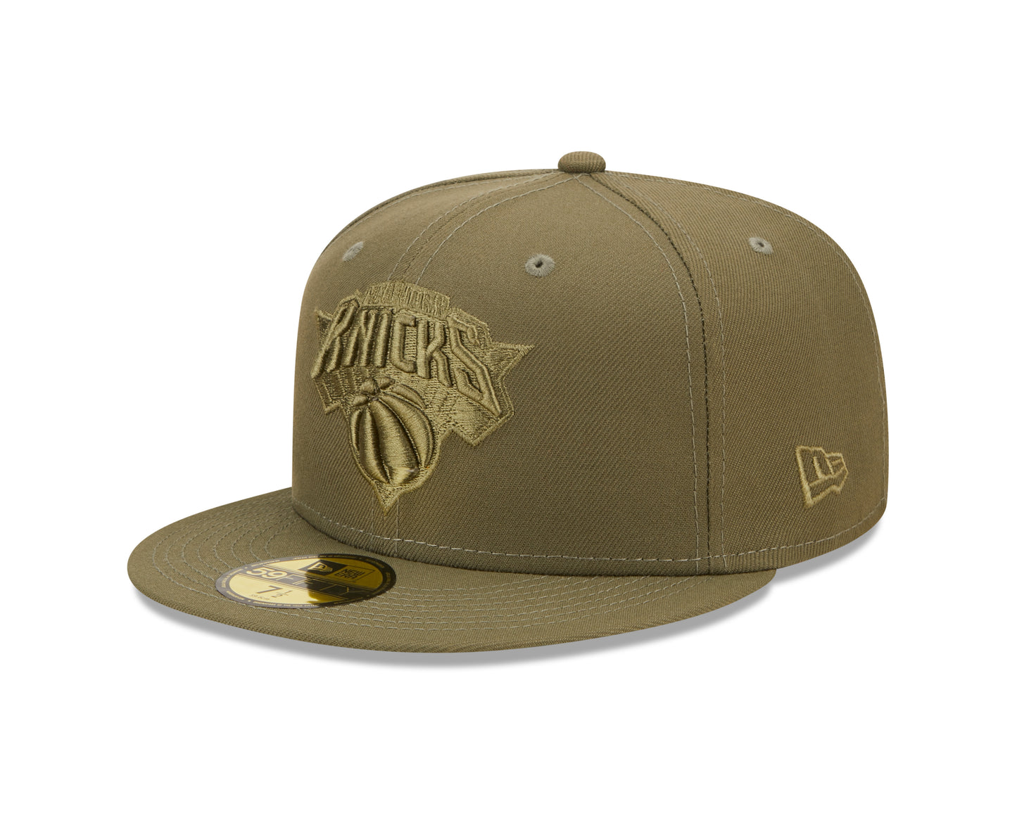 New York Knicks New Era Olive Color Pack 59FIFTY Fitted Hat - Green