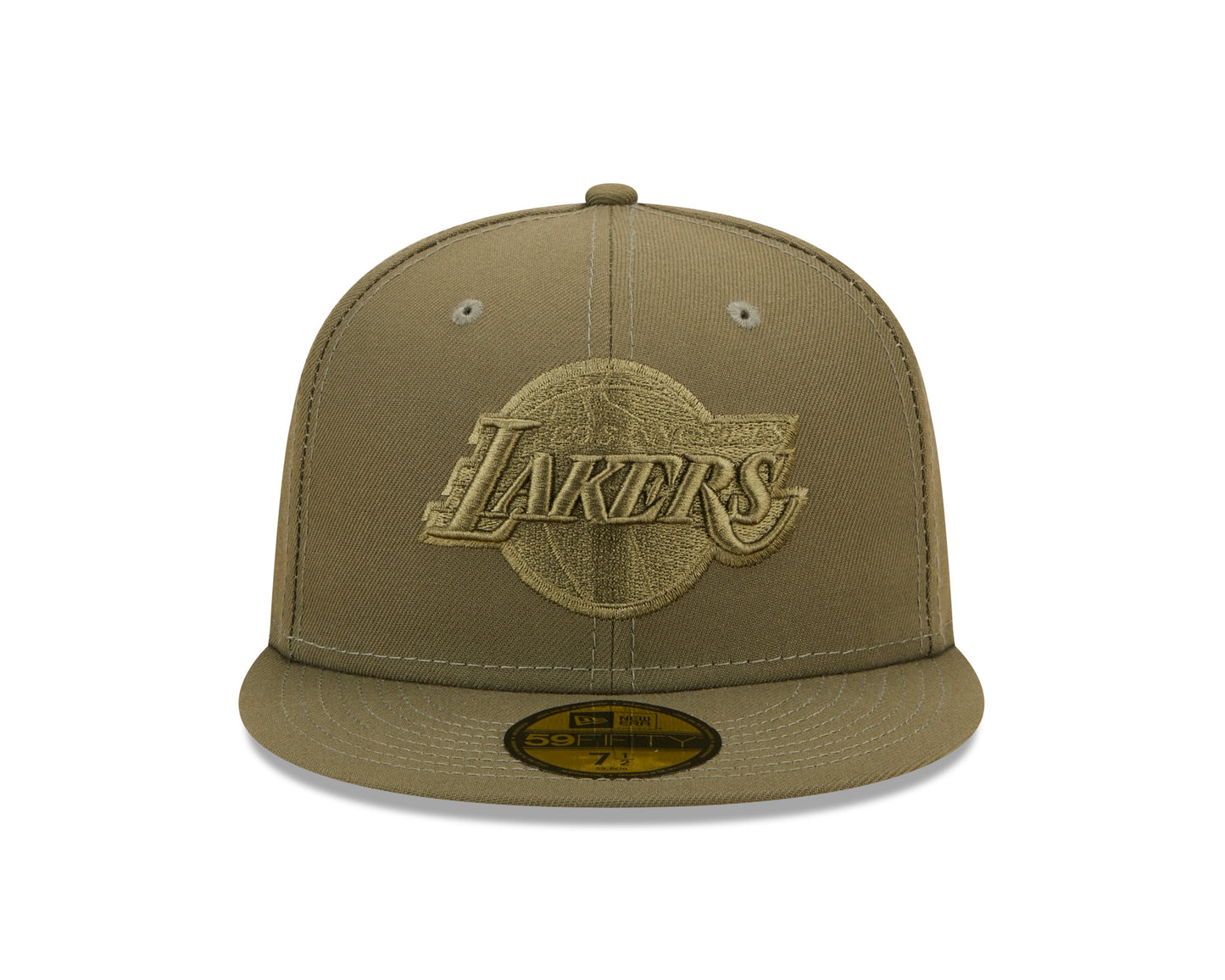 Los Angeles Lakers New Era Olive Color Pack 59FIFTY Fitted Hat- Green