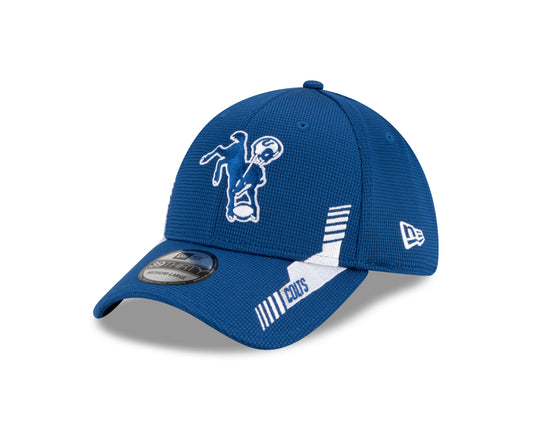 Indianapolis Colts Retro New Era Sideline Team Color 39THIRTY Flex Hat