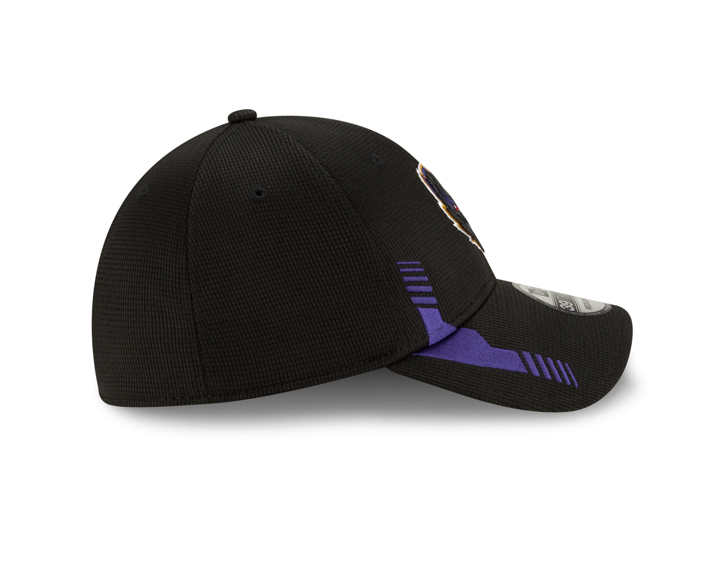 Baltimore Ravens New Era Sideline Black & Purple 39THIRTY Flex Hat