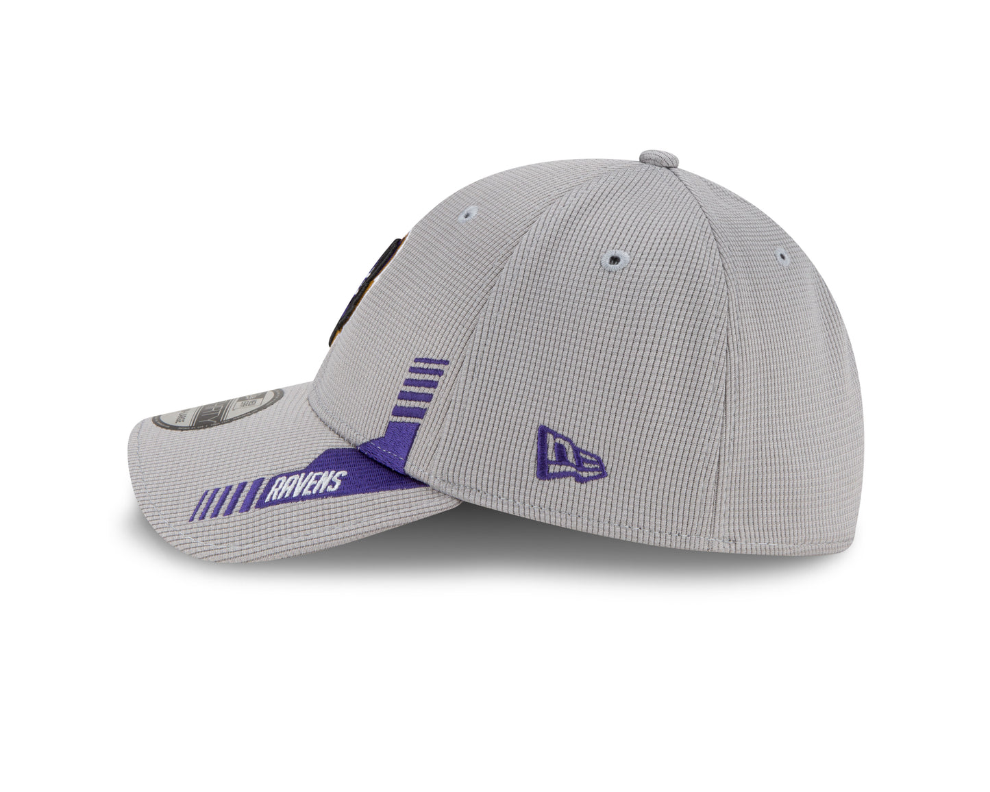 Baltimore Ravens New Era Sideline Gray 39THIRTY Flex Hat
