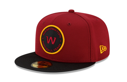 Washington Football New Era 2021 Road Sideline 59Fifty Hat