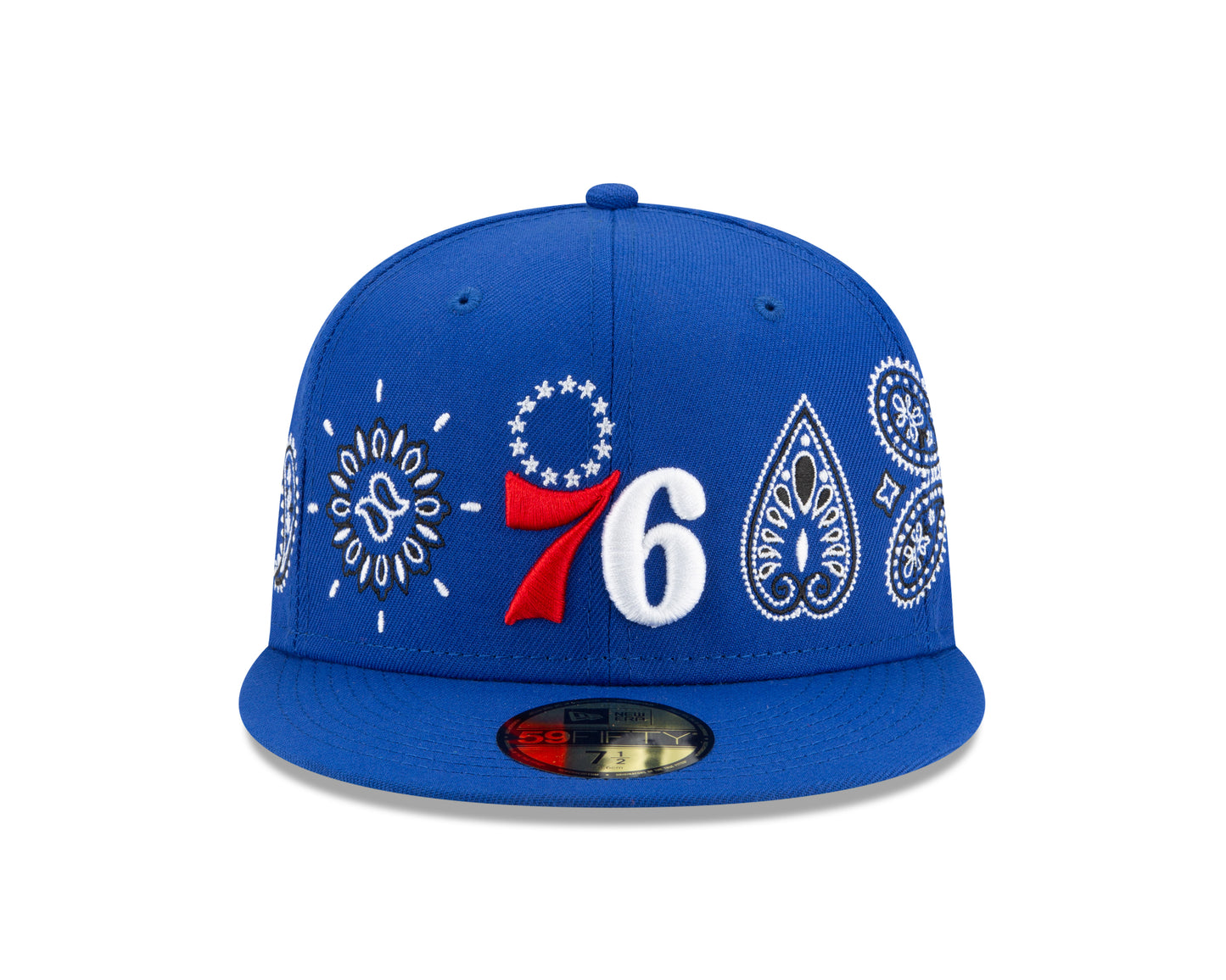 Philadelphia 76ers All Over Print Paisley 59Fifty Fitted Hat