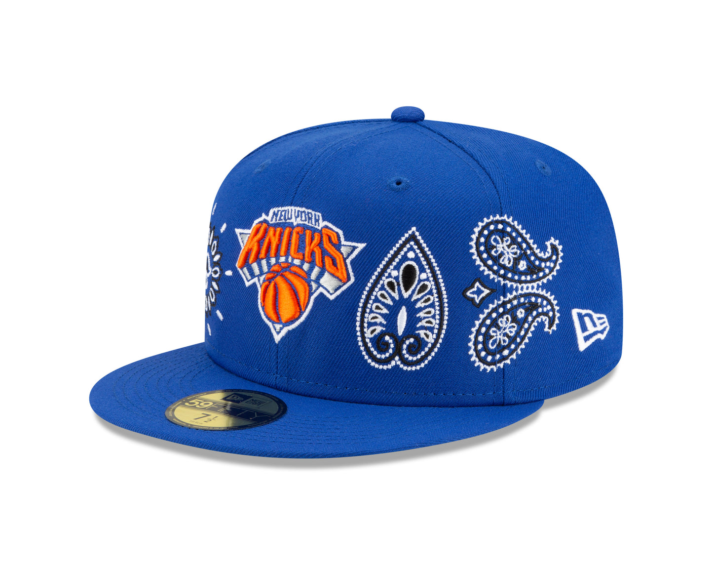 New York Knicks All Over Print Paisley 59Fifty Fitted Hat